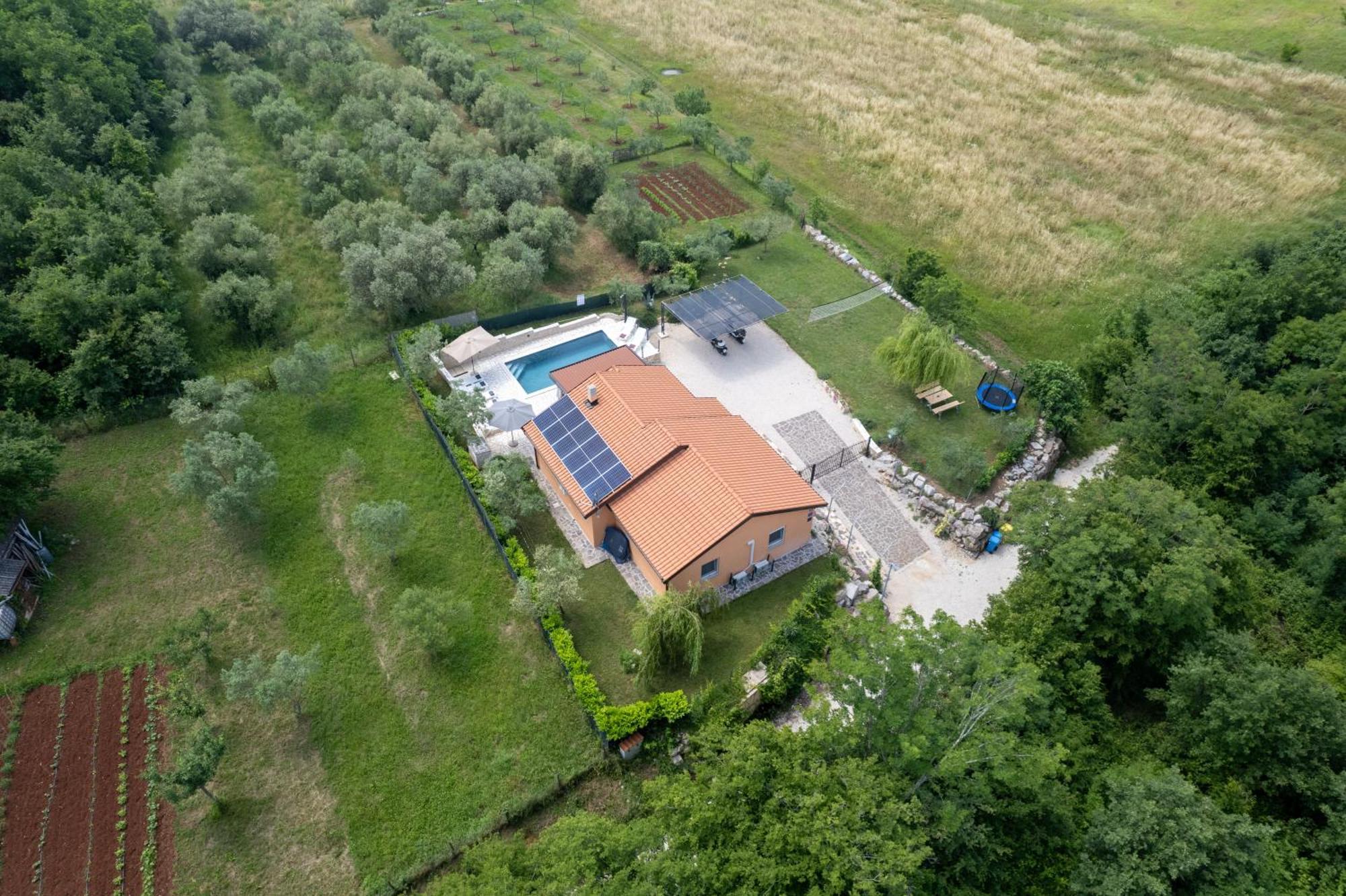 Villa Pendolina With Private Pool Buje Bagian luar foto